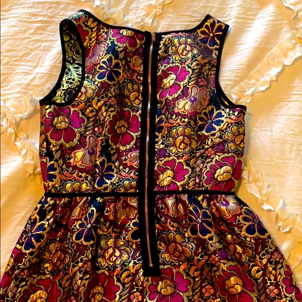 Xhilaration pink & gold bubble dress